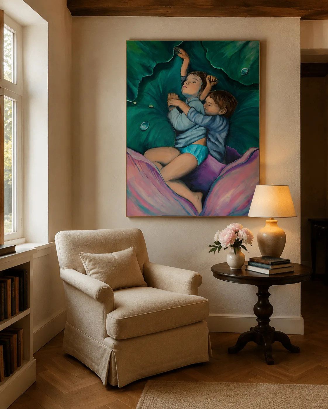 Private commission — children portrait in a private room