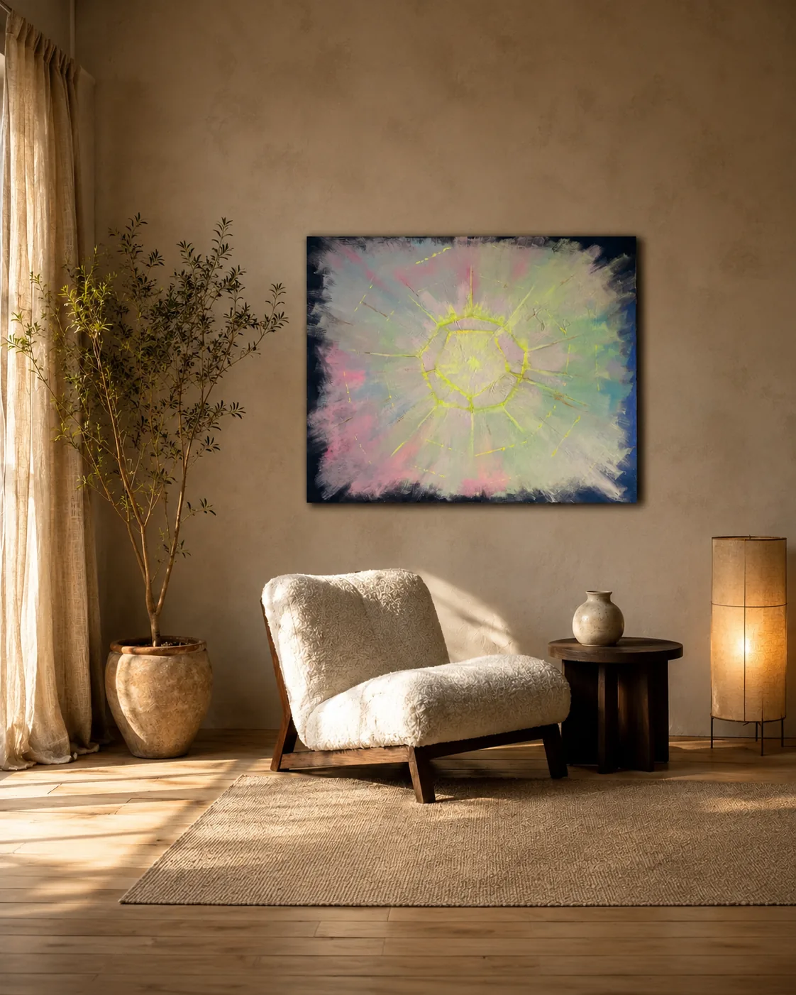 Energy Painting — Awakening, acrylic on canvas